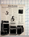 1984 Mesa/boogie Bass Amps D-180 Roadready System Vintage Ephemera Used. Price: $18.05.