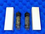 Two Mullard EL84 Tubes /amplitrex Tested/ RX3 Blackburn 1960'S/6BQ5 Yellow Label Used. Price: $149.00.