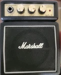 Marshall MS-2, 1-WATT, Battery-powered Micro Guitar Amp No (a/c Adapter Cord) Used. Price: $25.00.