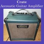 Crate Acoustic Guitar CA10 Amplifier Vintage Green Used. Price: $55.55.
