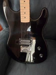 Davison Full Size Electric Guitar With Amp, Case And Picks Used. Price: $100.00.
