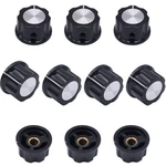 Taiss 10PCS Potentiometer Knobs Dia. Shaft Silver Tone A02-6MM, New. Price: $11.65.