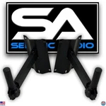 Seismic Audio 2 Heavy-duty Metal Wall Mount Pa Speaker Stands For Djs & Bands New. Price: $168.50.