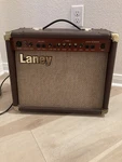 Laney LA30C Acoustic Guitar Amplifier 30W Combo Brown Reverb Chorus Read For. Price: $49.99.
