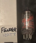 Fender 12AT7/ECC81 3 Mica Foil Getter Special Design Vacuum Tube Balanced 90/90% Used. Price: $21.00.