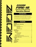 Zoom Fire 18 Modeling Guitar Amplifier Owner's Operation Manual Brand. Price: $19.95.