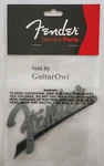 Fender Guitar Flat Black Metal Amplifier Logo Plate 0994095000 New. Price: $20.00.