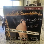 Line 6 Spider Iv - Guitar Amplifier 15W Portable Combo W/ Original Box New. Price: $79.99.