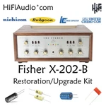 Fisher X202B Amplifier Tube Restoration Repair Upgrade Rebuild Kit Capacitor New. Price: $165.00.