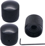 TAISS/3PCS Black Metal Dome Knobs Electric Guitar Volume Tone Control New. Price: $10.95.