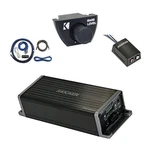 Kicker 200W 4-CHANNEL Amplifier W/kit, Remote, Stereo Line Output Converter New. Price: $469.96.