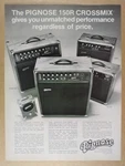 1980 Pignose 150R Crossmix Amplifier Vintage Print Ad Unspecified. Price: $9.99.