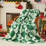 Ultra Soft Festive Blanket Elk Pattern Comfortable Holiday Decor Durable Gift Us New. Price: $60.78.