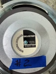 Celestion G12T-75 From 1936 Cab, Great Condition, 16 Ohm Used. Price: $110.00.