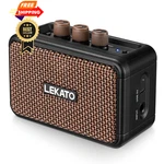 Lekato Mini Guitar Amplifier, Dual Speakers 5W, Rechargeable Electric Brown New. Price: $43.98.