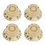Musiclily Pro 4PCS Cream Plastic Inch Top Hat Bell Knobs For Usa Les Paul Guitar New. Price: $10.89.