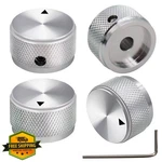 Mxuteuk 4PC Silver Guitar Knobs Aluminum Alloy Volume Control 25X15.5MM New. Price: $24.99.