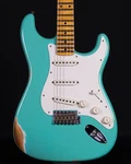 Fender Custom Shop Limited Edition Fat 50'S Strat, Relic, Super Faded Seafoam New. Price: $4750.00.
