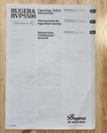 Bugera BVP5500 Operating/safety Instructions Brand. Price: $10.00.