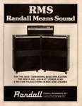 Vtg 70S Randall Bass Magazine Print Ad Amplifier R300 Watt RB115W Pinup Page. Price: $7.99.