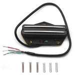 Saphue Dual Rail Bridge Pickup For Telecaster Electric Guitar Black With Silver New. Price: $20.39.