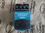 Behringer CS400 Compressor/sustainer Effect Pedal Used. Price: $25.00.