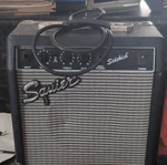 Squier Sidekick PR-357 Combo Solid State 2-CHANNEL Practice Guitar Amplifier Used. Price: $29.99.
