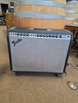 #5321 1977? Fender Twin Reverb Silverface Vintage Tube Amp W/pedal. Used. Price: $1150.00.