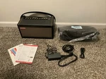 Black Positive Grid 40W Spark Amplifier W/traveler Bag Open. Price: $250.00.