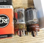 Great Matched Pair Of 5881/6L6WGB Tubes! Tung Sol 1960 And Sylvnia 1958 Usa. Price: $75.00.