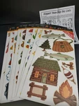 9 Provo Craft Bigger Than Die Cuts Sticker Kit Themes Front & Back 17X7" New. Price: $33.99.