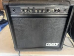 Crate Guitar Amp, GX-20M, Watt, Chanel, 1X10 Solid State, 3 Band Equalizer Used. Price: $59.99.