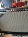 Fender Vintage Reissue '65 Twin Reverb Guitar Amplifier 85W Open. Price: $1400.00.