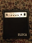 Eleca EG-10J(OD) Electric Guitar Amplifier With 6FT. Input Line Used. Price: $30.00.