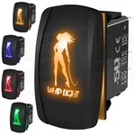 On/off Toggle Rocker Switch With Sexy Mudflap Trucker Girl Design Utv Boat 4X4 New. Price: $21.99.