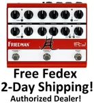 New Friedman Ir-j Jake Lee Dual Channel Tube Preamp & Di Guitar Effects Pedal. Price: $599.99.