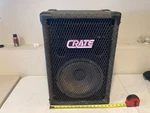 Vintage Crate Pa Speaker Cabinet 12" Woofer Horn Carpeted Gig Ready Used. Price: $199.99.