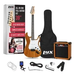 Electric Guitar 39 Full Size Mahogany Bundle Kit 20W Amp Accessories Lyxpro New. Price: $259.99.