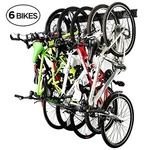Raxgo Garage Bike Rack Wall Mount Bicycle Storage Hanger W/ 6 Adjustable Hooks Used. Price: $41.33.