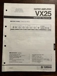 Yamaha VX25 Series Guitar Amplifier Service Manual Original Genuine Oem Good. Price: $34.99.