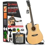 Pyle 40 Inch 6-STRING Electric Acoustic Guitar -w/digital Tuner & Accessory Kit New. Price: $136.99.