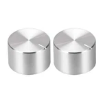 Uxcell 2PCS Potentiometer Knob Knurled Shaft Silver Tone 20MMX13MM, New. Price: $13.38.