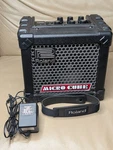 Roland Micro Cube N225 Mini Guitar Amplifier Portable With Adapter Strap Used. Price: $86.88.