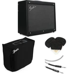 Fender Mustang Gtx 1X12" 100-WATT Combo Amp And Cover Bundle New. Price: $595.96.