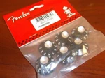 New Set Of 6 Fender Skirted Amplifier Knobs, 1-10 099-0930-000. Price: $19.65.