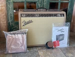 Fender '62 Super Guitar Amplifier Reissue 2-CHANNEL Watt 2X10" Tweed Open. Price: $2279.95.