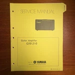 Vintage Yamaha G50-210 Guitar Amplifier Service Manual Unspecified. Price: $25.00.