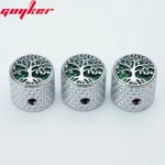 3PCS Guyker Surface Large Tree Of Life Potentiometer Knob Chrome For Guitar Bass New. Price: $20.00.