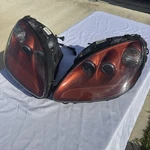 Oem Corvette C6 Headlights Lh Rh Pair Atomic Orange Hid Genuine 05-13 Used. Price: $800.00.