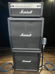 Used Marshall MG100HCFX Amp Head & Cabinet Full Stack Bundle 100W. Price: $400.00.